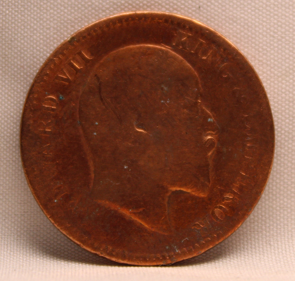 Quarter Anna 1906 Edward VII Bronze coins