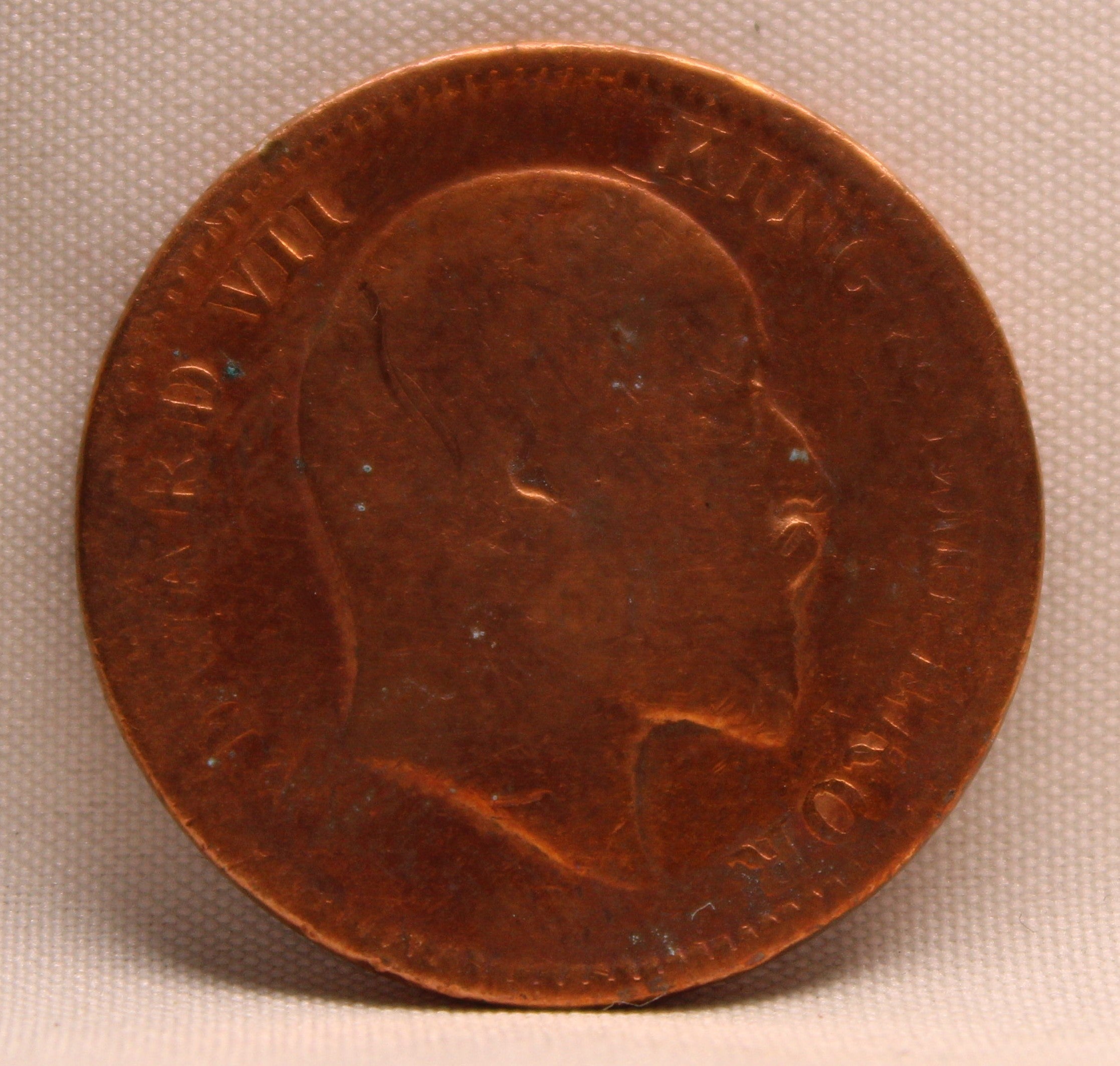 Quarter Anna 1906 Edward VII Bronze coins