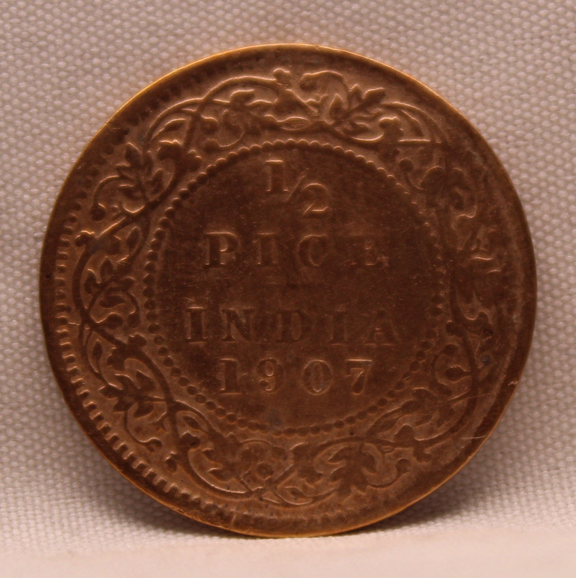 Half Pice 1907 Edward VII Bronze coins