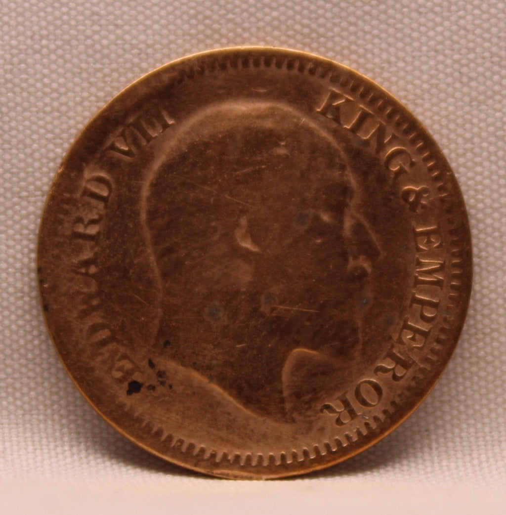 Half Pice 1907 Edward VII Bronze coins