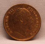 1\12 Anna 1907 Edward VII Copper coins