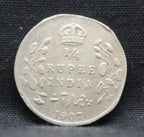 Quarter Rupees 1907 Edward VII Silver coins