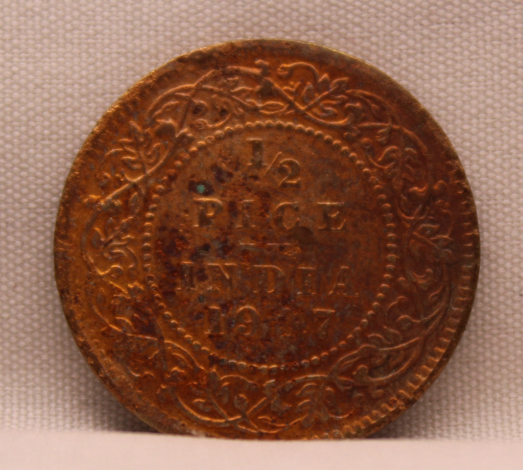 Half Pice 1907 Edward VII Bronze coins