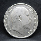 1 Rupee 1907 Edward VII Silver coins