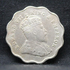 1 Anna 1907 Edward VII Copper-Nickel coins