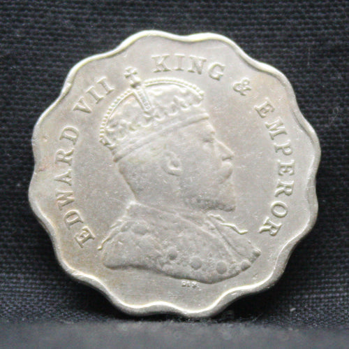 1 Anna 1907 Edward VII Copper-Nickel coins
