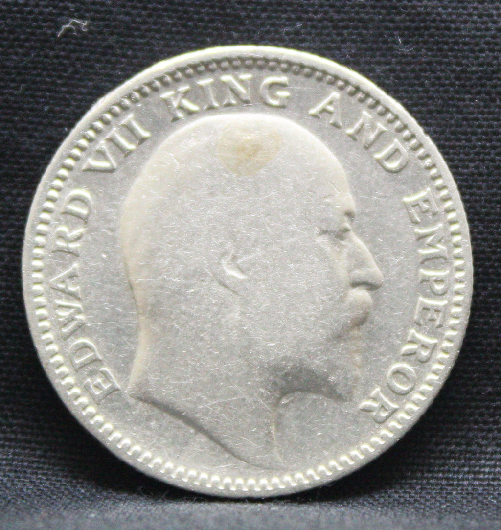 Half Rupee 1907 Edward VII Silver coins