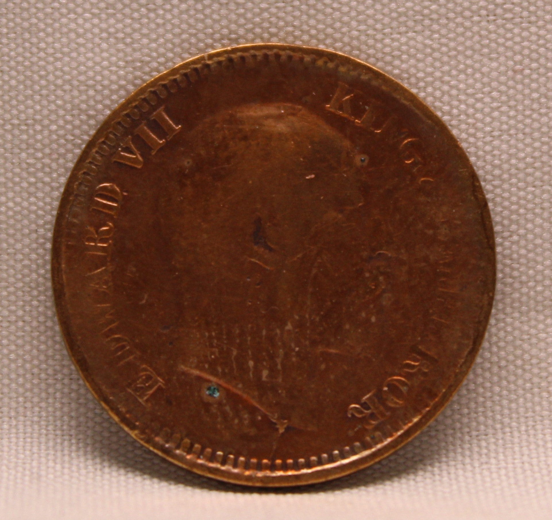 Half Pice 1907 Edward VII Bronze coins