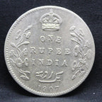 1 Rupee 1907 Edward VII Silver coins