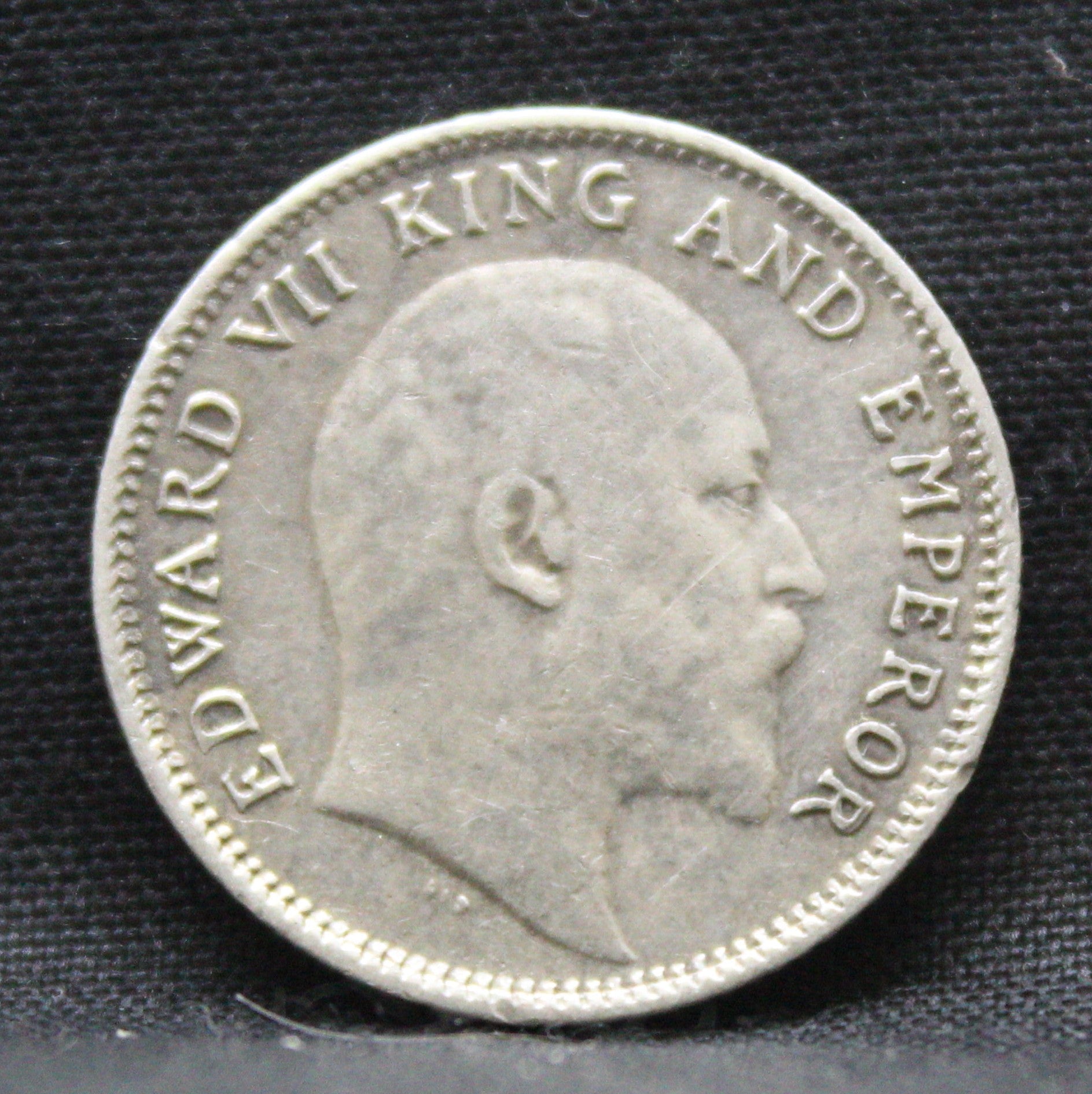 Quarter Rupees 1907 Edward VII Silver coins
