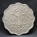 1 Anna 1907 Edward VII Copper-Nickel coins