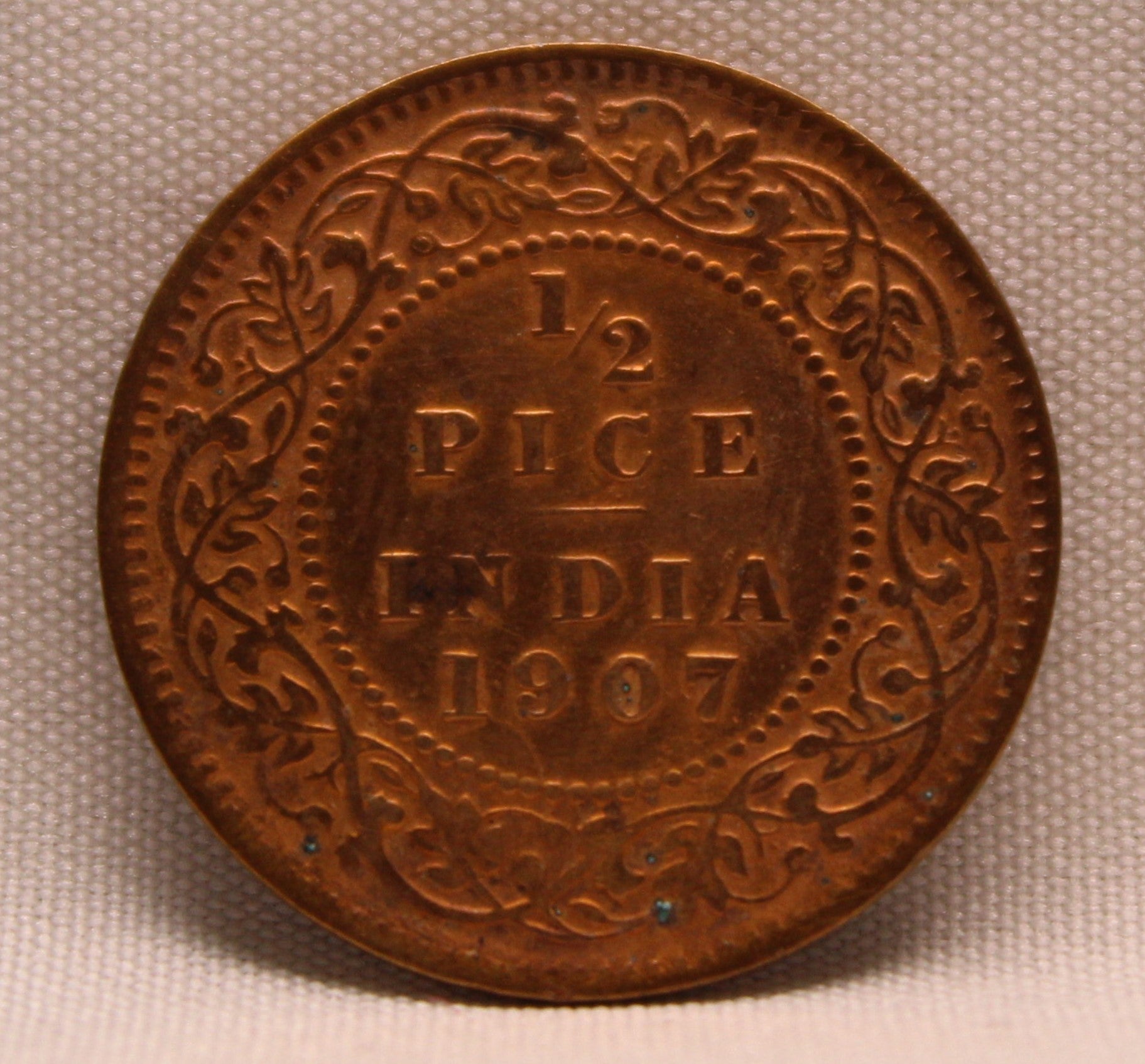 Half Pice 1907 Edward VII Bronze coins