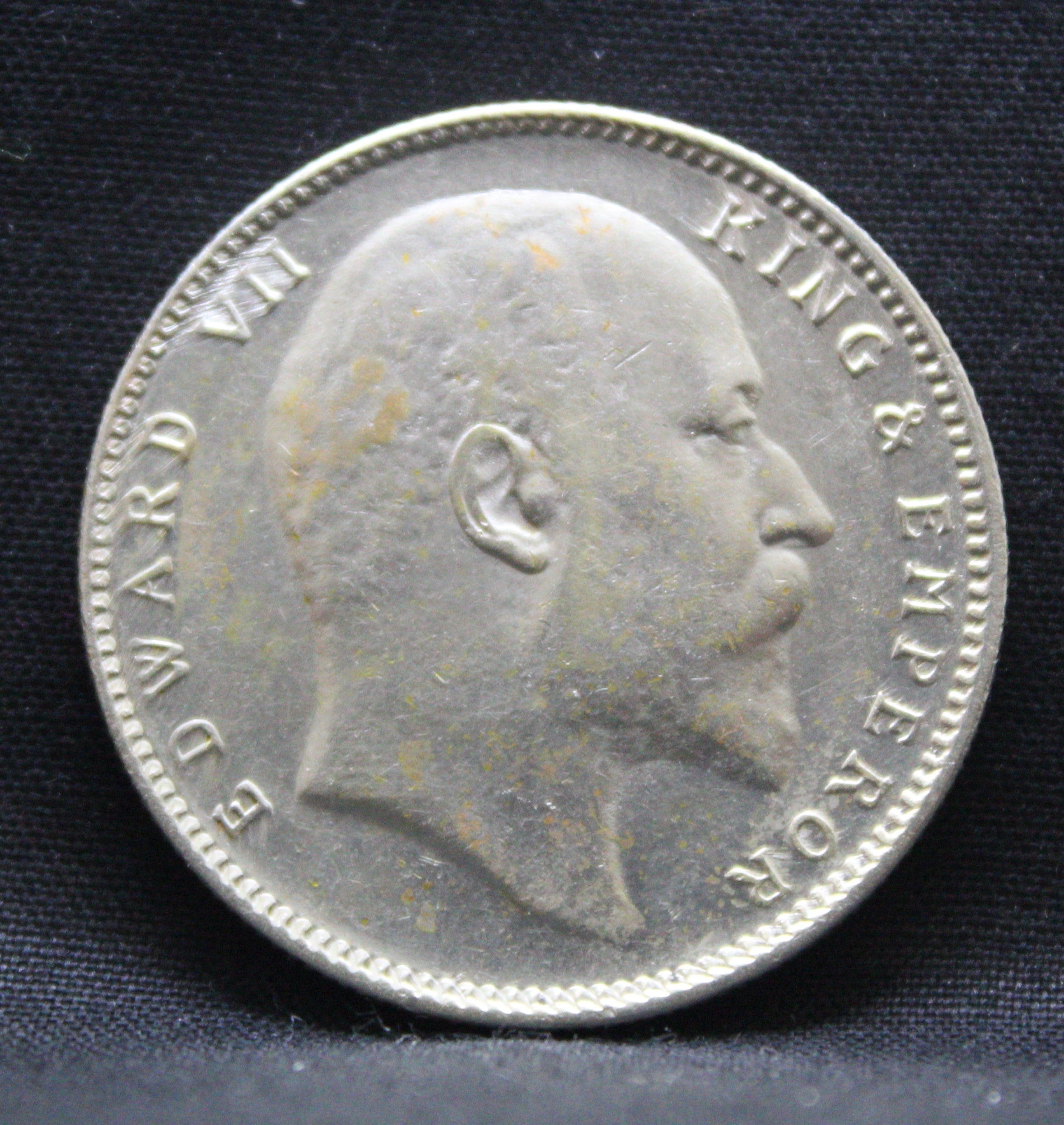 1 Rupee 1907 Edward VII Silver coins