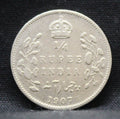 Quarter Rupees 1907 Edward VII Silver coins