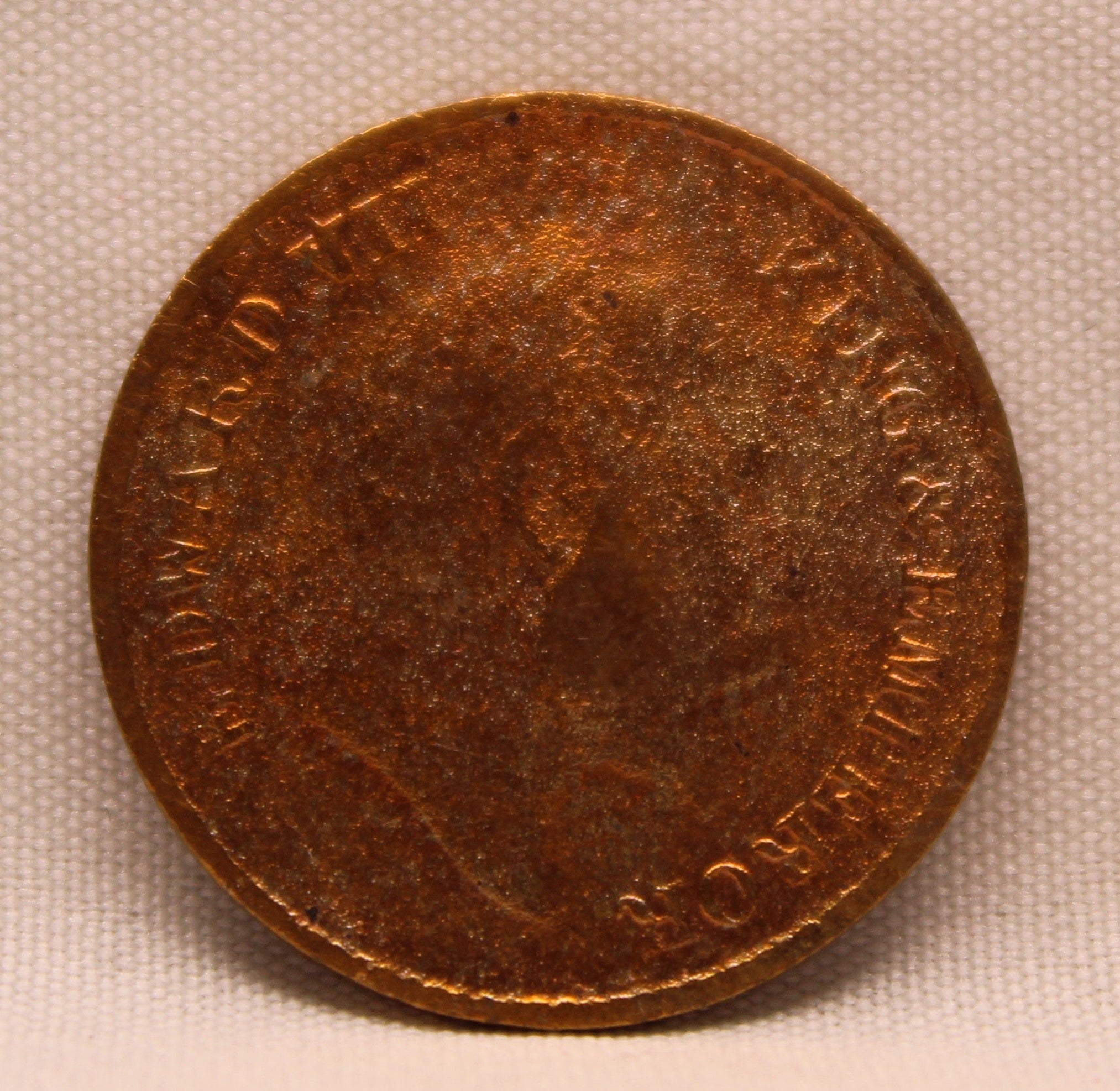 Half Pice 1907 Edward VII Bronze coins