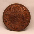 Quarter Anna 1907 Edward VII Bronze coins