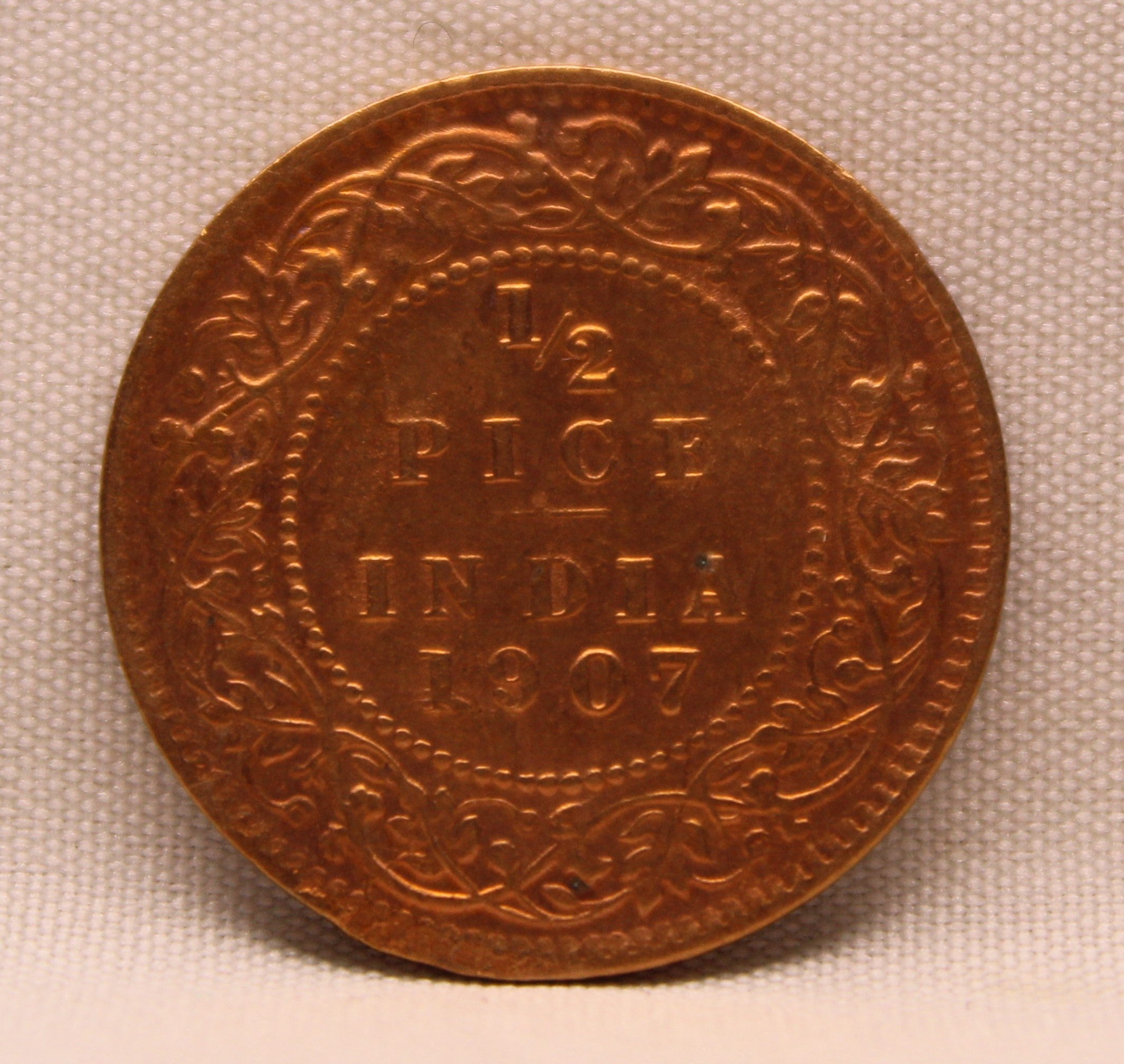 Half Pice 1907 Edward VII Bronze coins