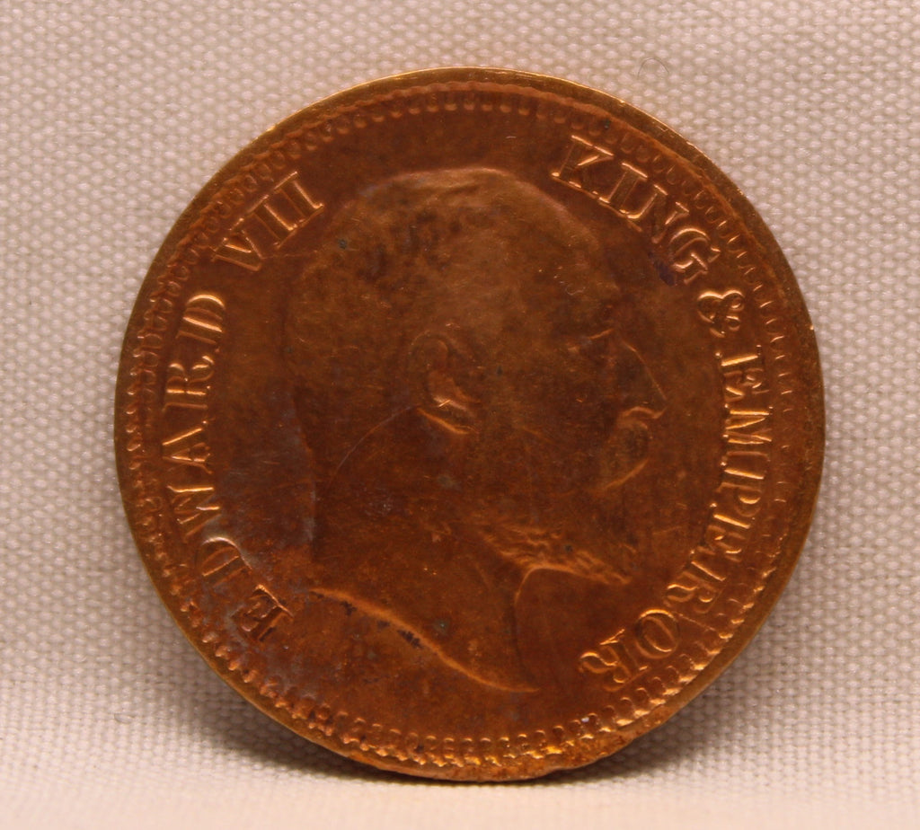 Half Pice 1907 Edward VII Bronze coins