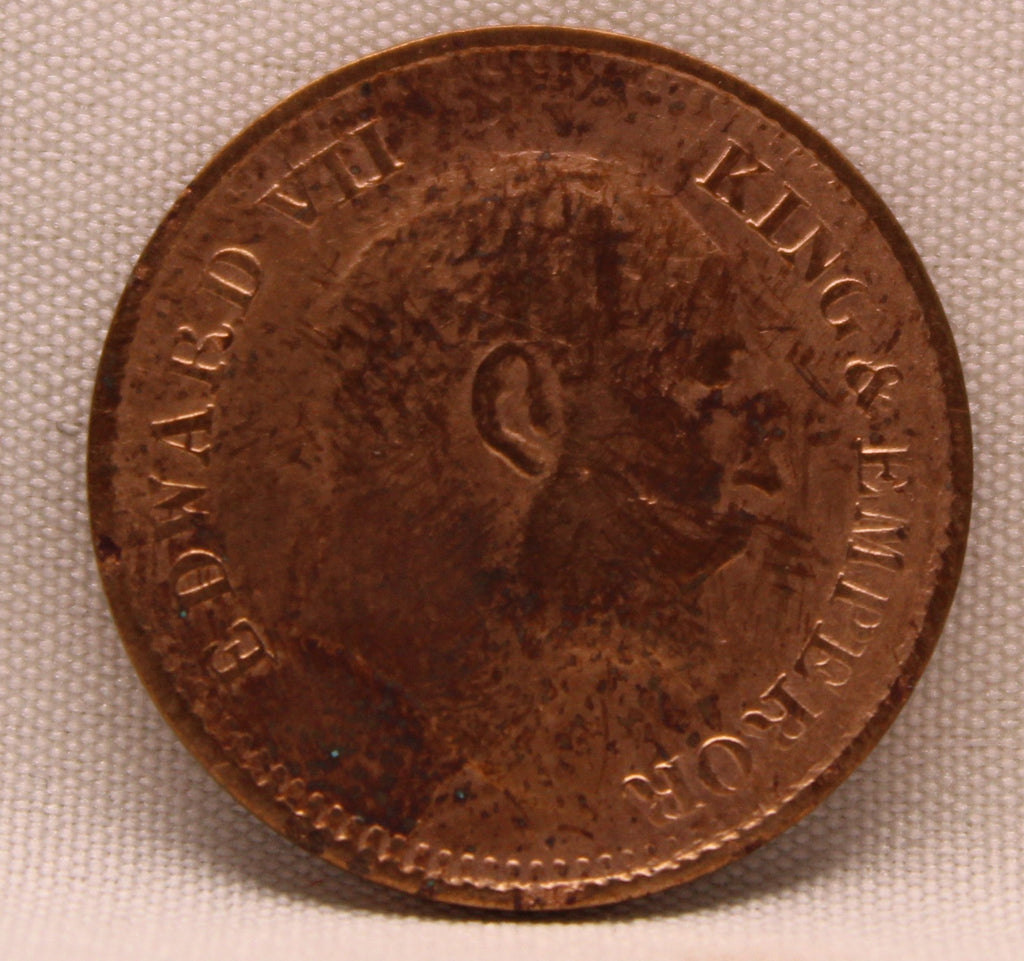 Half Pice 1907 Edward VII Bronze coins