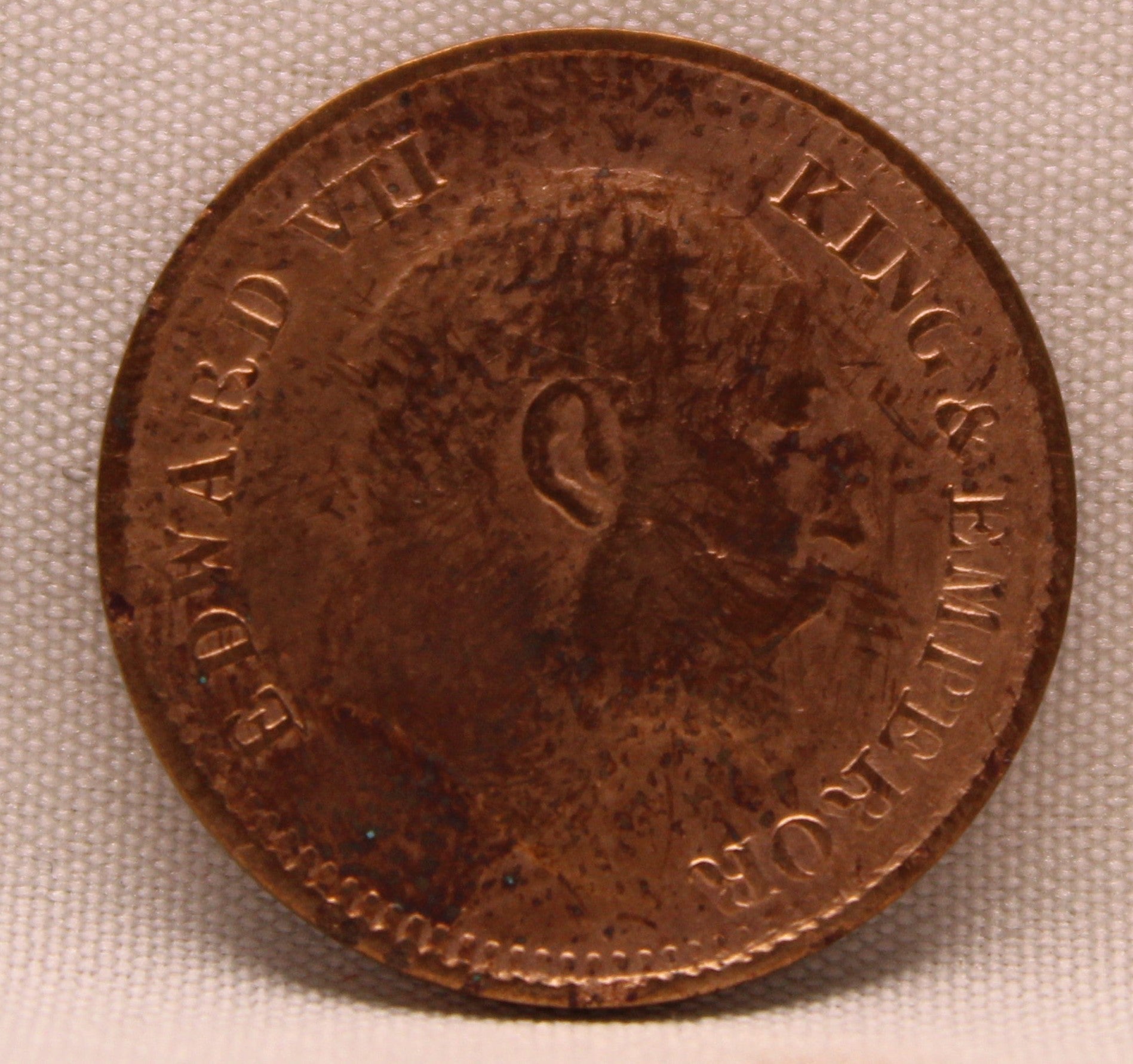 Half Pice 1907 Edward VII Bronze coins