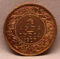 1\12 Anna 1907 Edward VII Copper coins