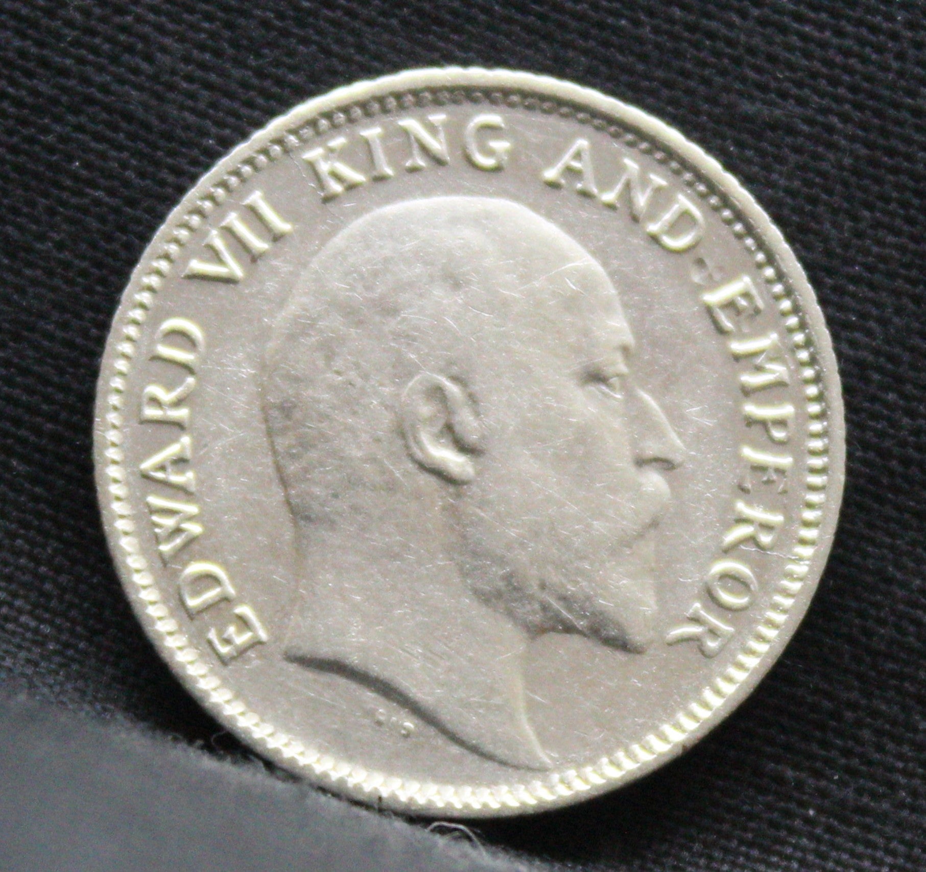 Quarter Rupees 1907 Edward VII Silver coins