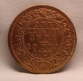 Quarter Anna 1907 Edward VII Bronze coins