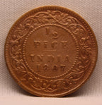 Half Pice 1907 Edward VII Bronze coins