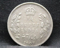 Quarter Rupees 1907 Edward VII Silver coins