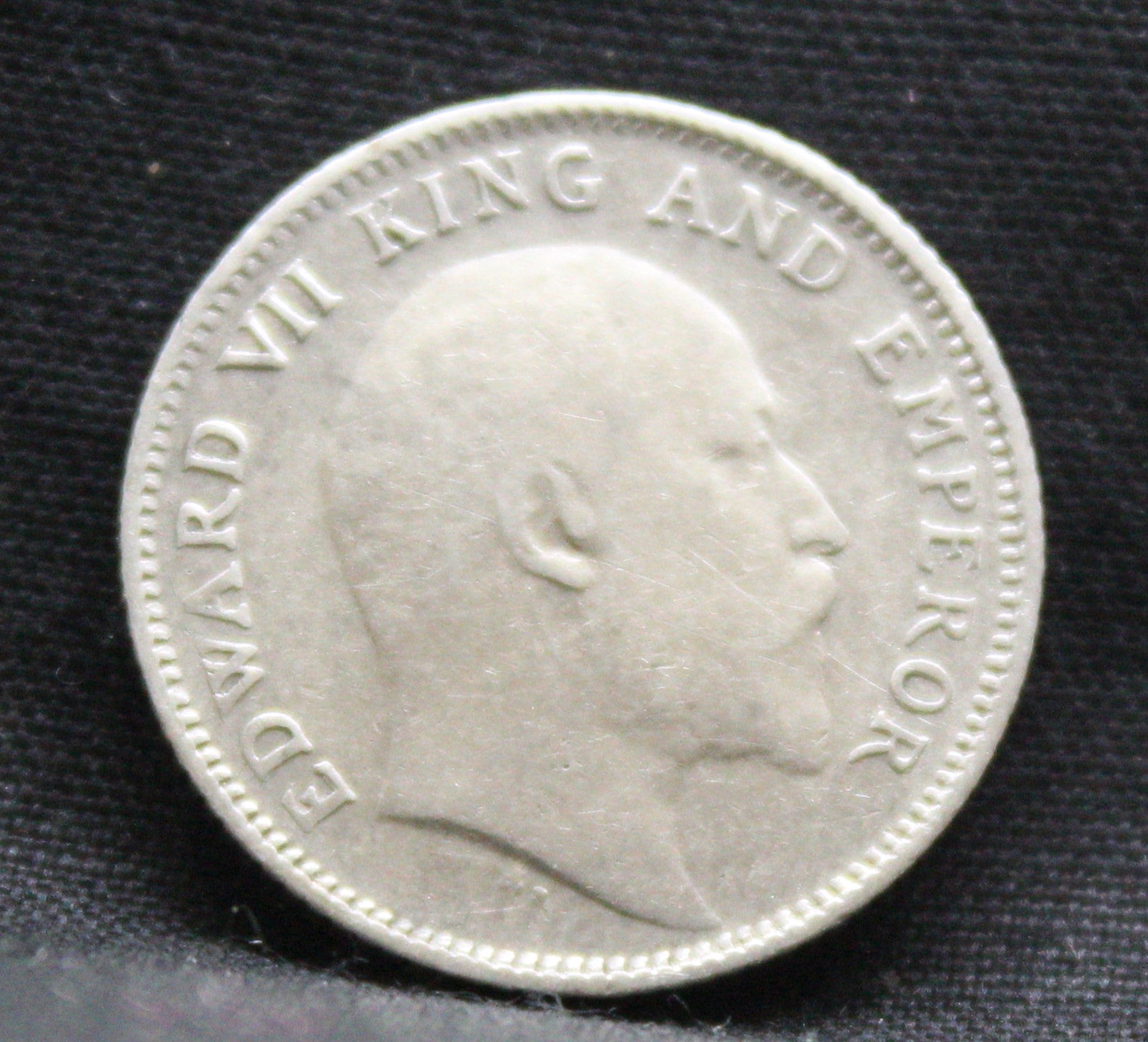 Quarter Rupees 1907 Edward VII Silver coins