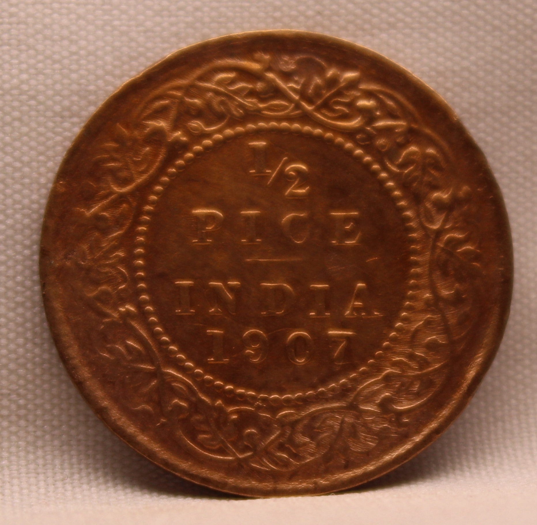 Half Pice 1907 Edward VII Bronze coins