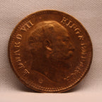 Half Pice 1907 Edward VII Bronze coins