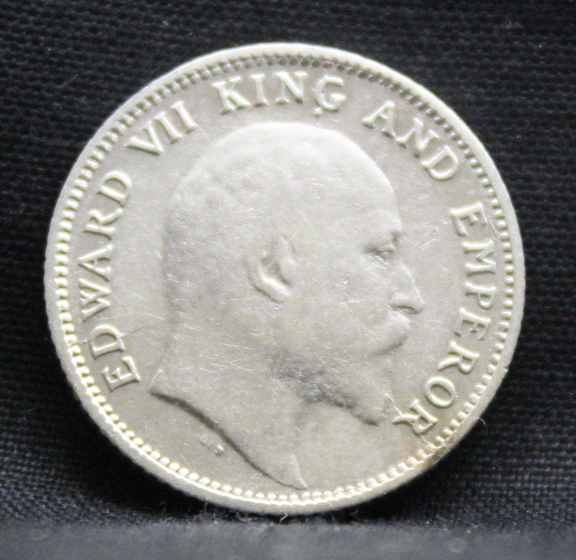 Quarter Rupees 1907 Edward VII Silver coins