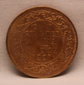 Quarter Anna 1907 Edward VII Bronze coins