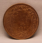 Quarter Anna 1907 Edward VII Bronze coins
