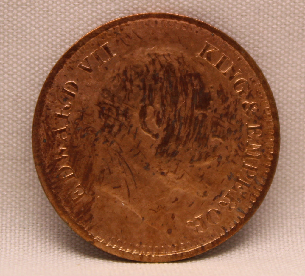 Half Pice 1907 Edward VII Bronze coins