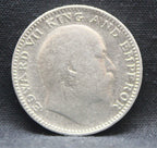 1\2 Rupee 1907 Edward VII Silver coins