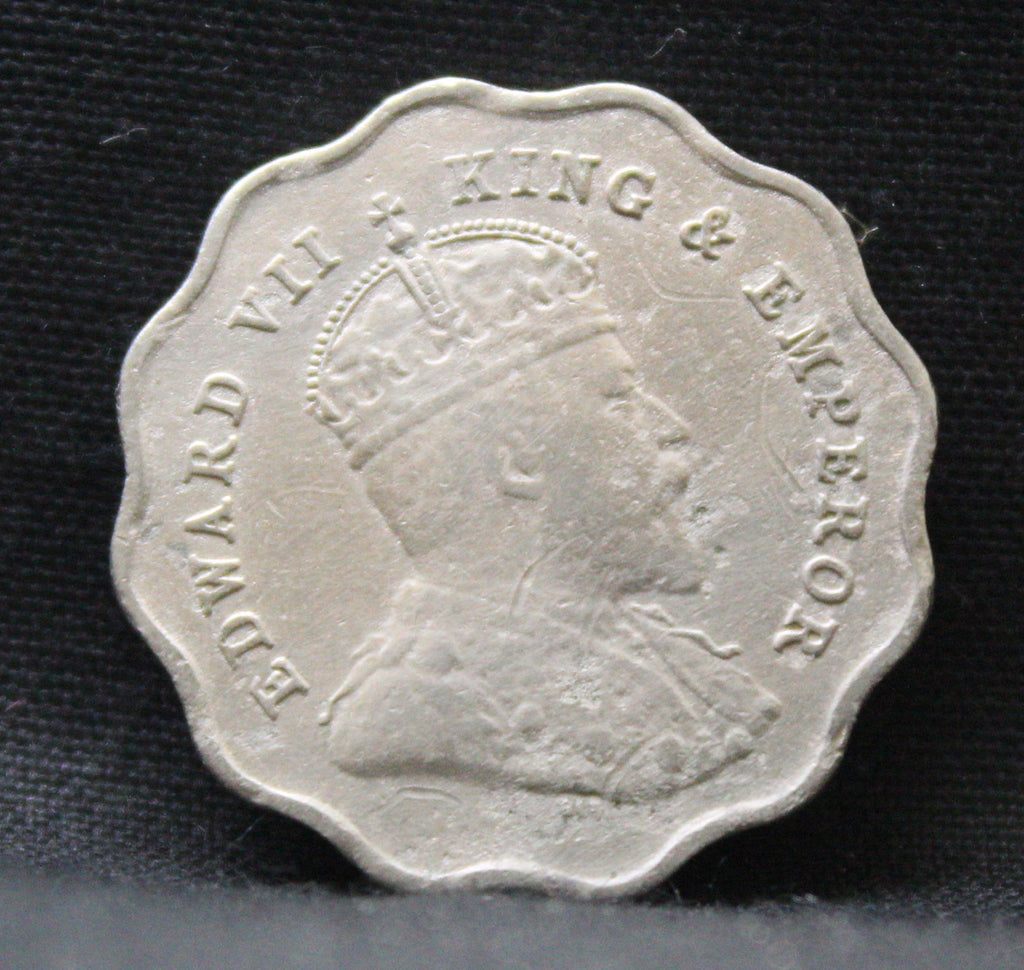 1 Anna 1907 Edward VII Copper-Nickel coins