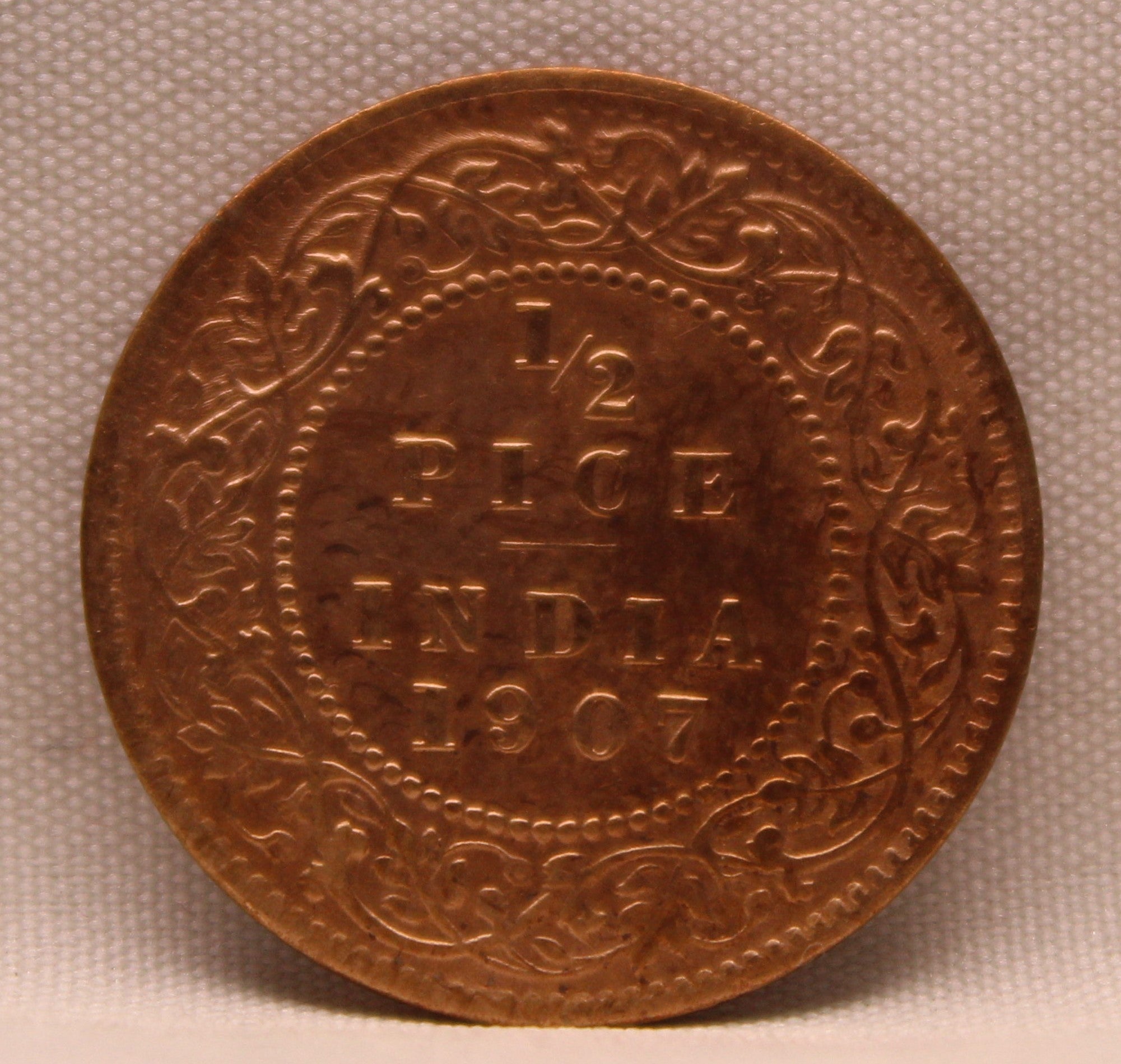 Half Pice 1907 Edward VII Bronze coins