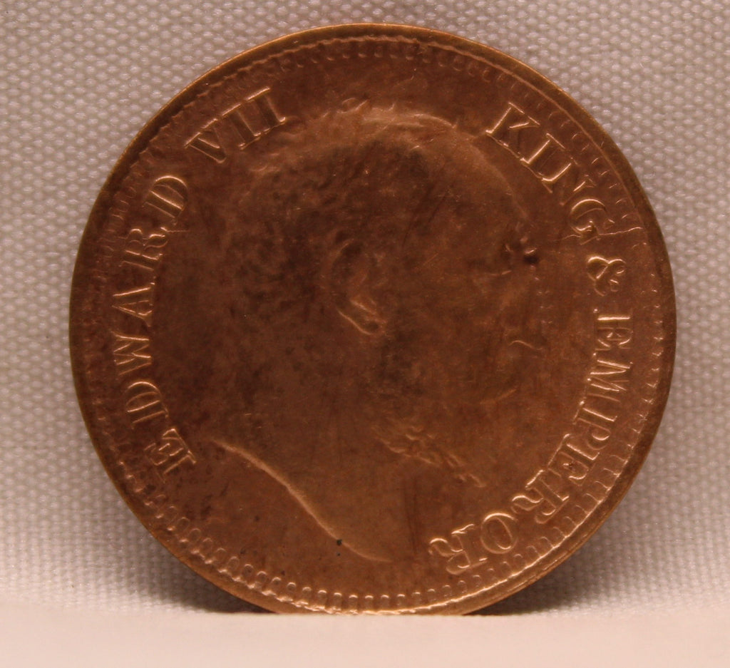Half Pice 1907 Edward VII Bronze coins