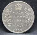 Half Rupee 1908 Edward VII Silver coins