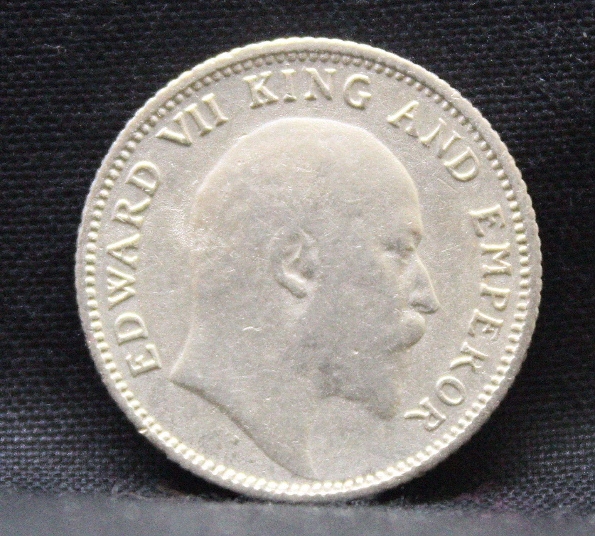 Quarter Rupees 1908 Edward VII Silver coins