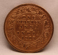 Quarter Anna 1908 Edward VII Bronze coins