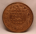 Quarter Anna 1908 Edward VII Bronze coins