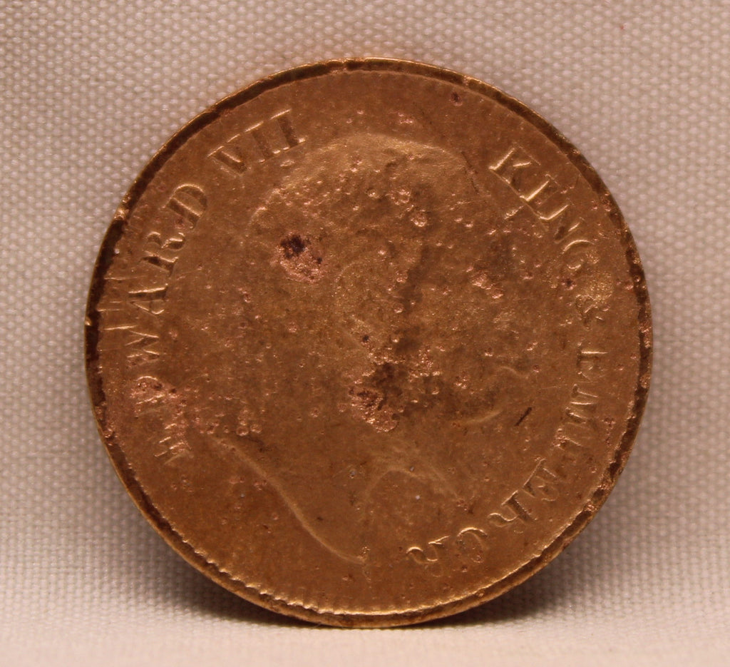 Half Pice 1908 Edward VII Bronze coins