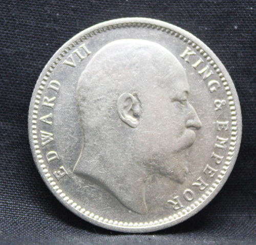 1 Rupee 1908 Edward VII Silver coins
