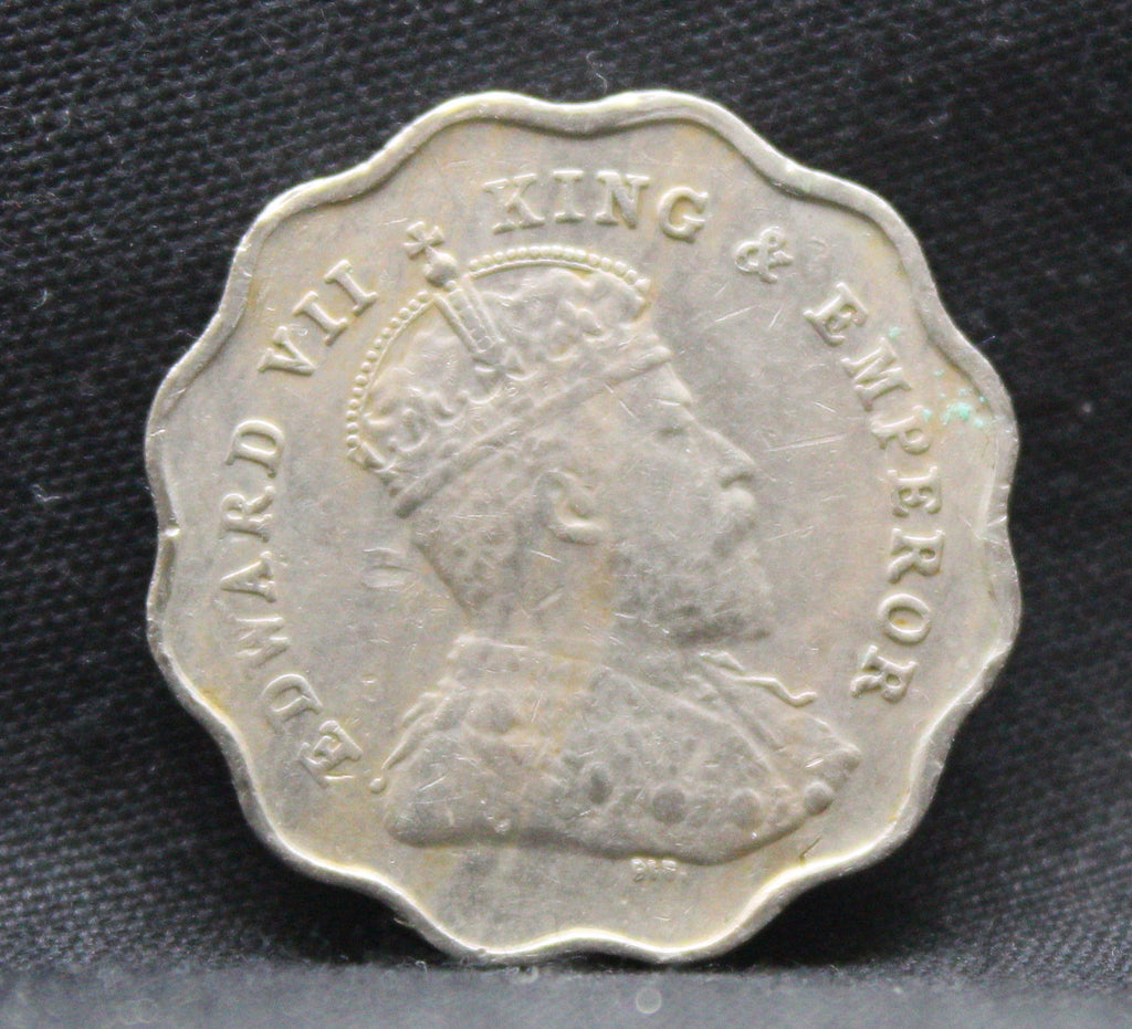 1 Anna 1908 Edward VII Copper-Nickel coins