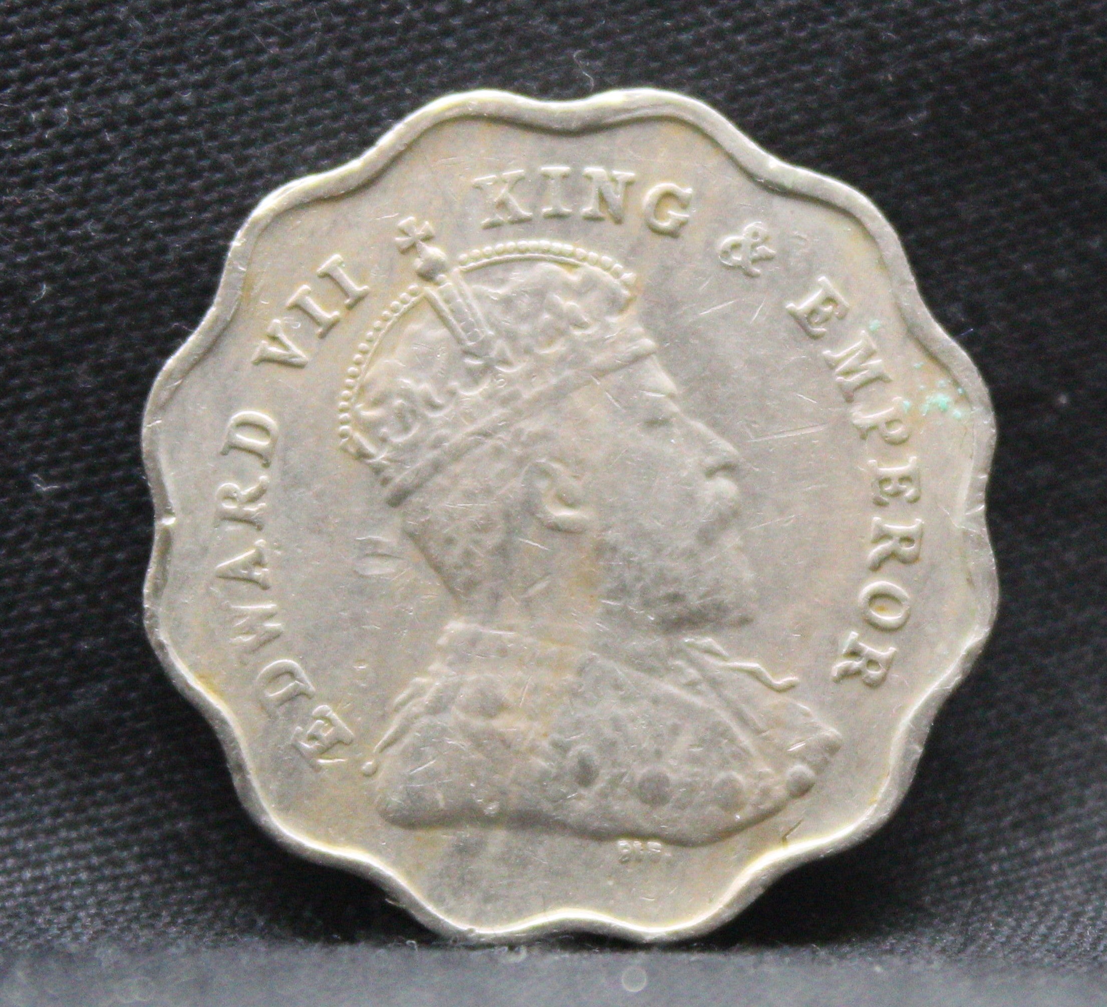 1 Anna 1908 Edward VII Copper-Nickel coins