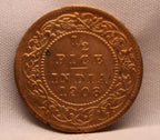 Half Pice 1908 Edward VII Bronze coins