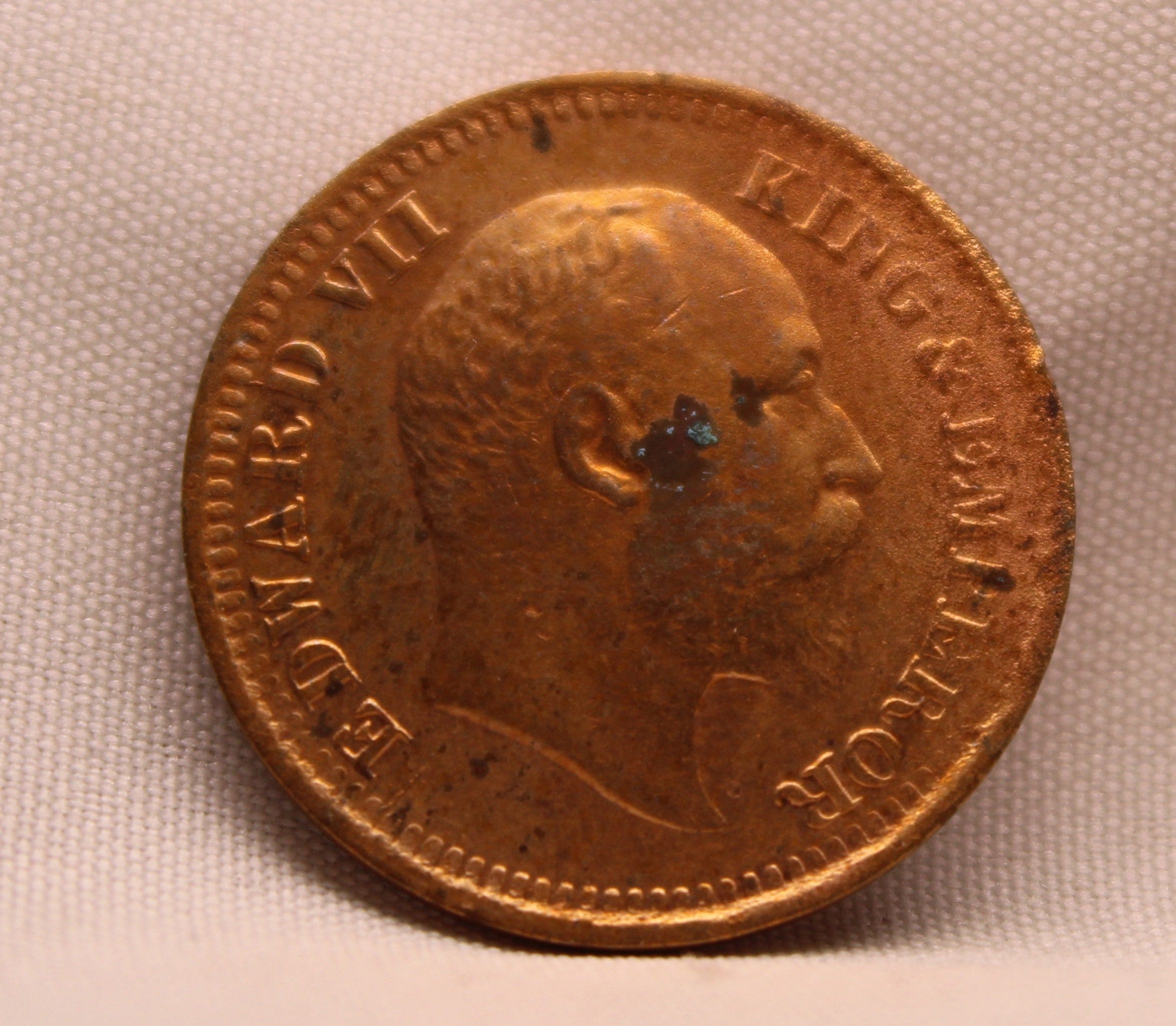 Half Pice 1908 Edward VII Bronze coins
